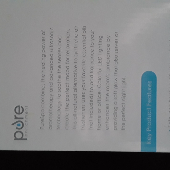 NEW Gift set Pure Enrichment® PureSpa™ Essential Oil Diffuser & Woolzies Oils - Picture 3 of 13